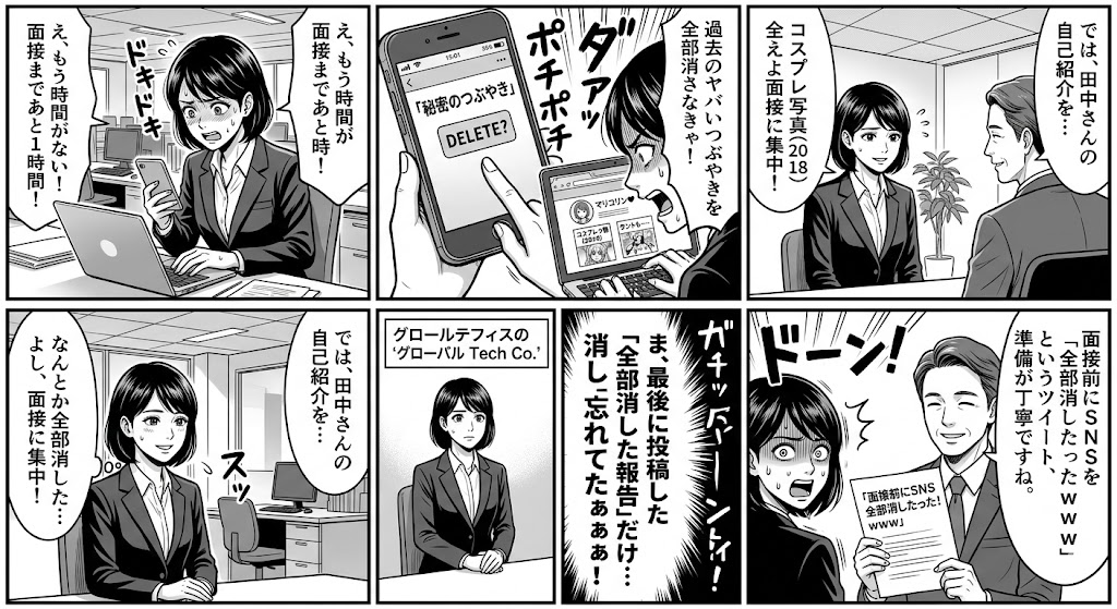 裏垢の爪痕を消す転職の極意