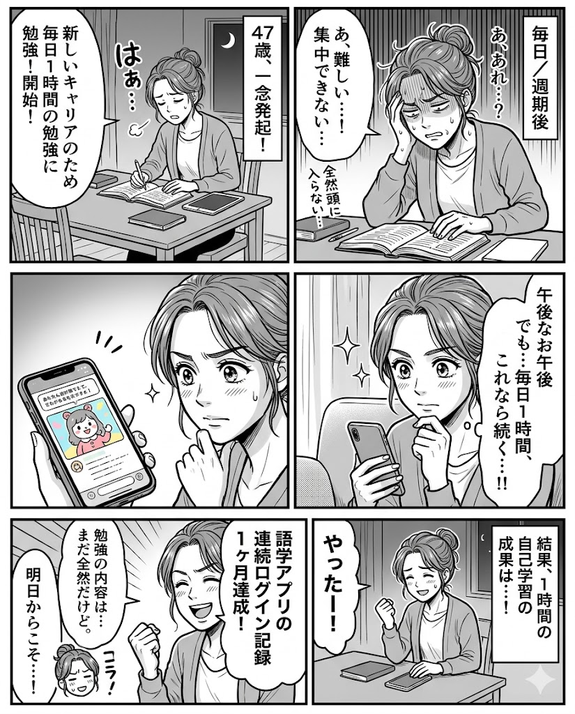 47歳、事務以外へ。1日1時間の再出発
