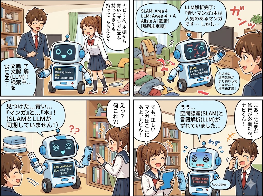 LLMとSLAMの同期遅延を断つ