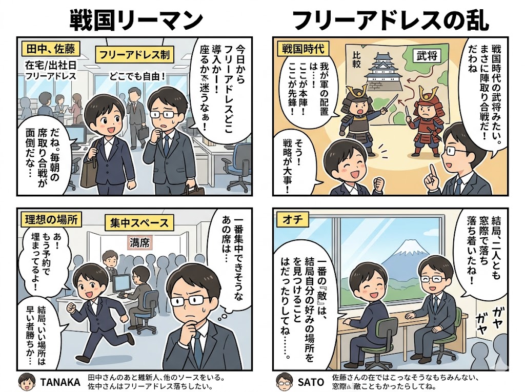 難攻不落の小田原城から学ぶビジネス戦略！秀吉の心理戦と現代職場でのフリーアドレス導入の意外な関係性
