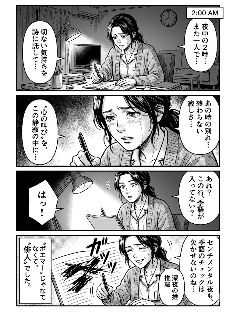 深夜2時、孤独の輪郭を綴る
