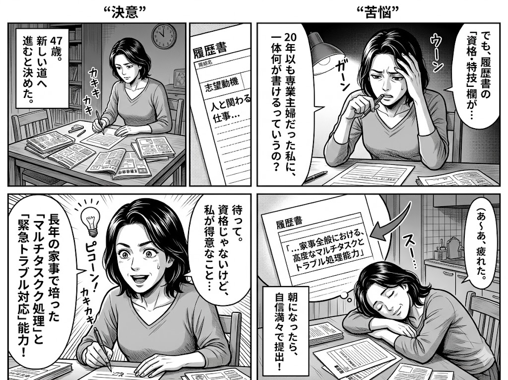 47歳、未経験の職務経歴書