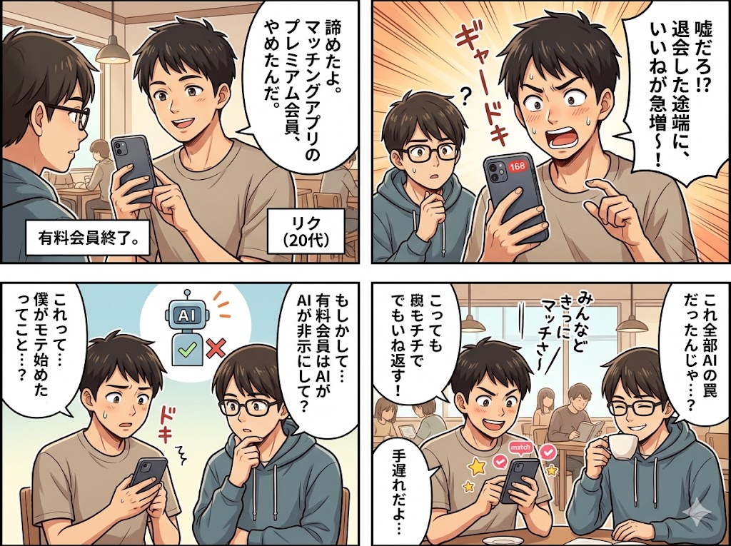 Tinderのサブスク解除後に急増するいいねの謎とは？アルゴリズムの裏側と真実を徹底解説