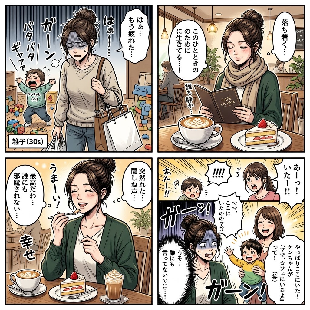 母を脱ぐ、午後二時の密会