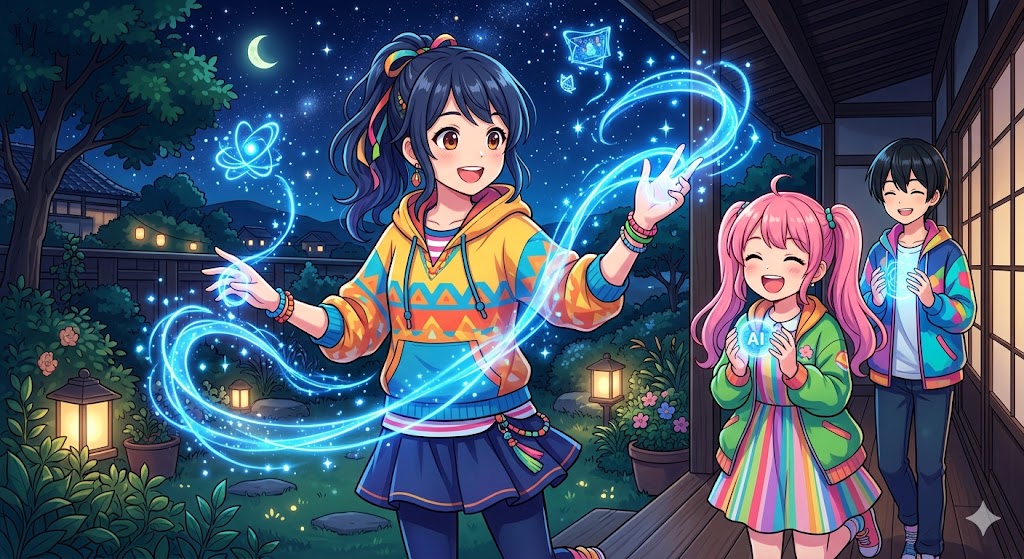AIを鏡にする：深夜の静寂から芸術の気配を紡ぐ