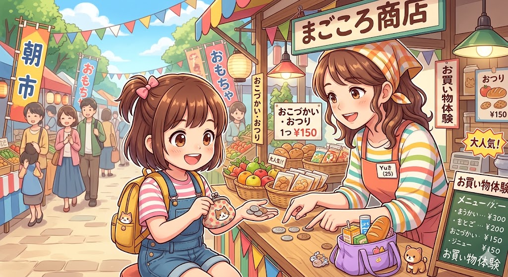 子供に銭を働かせる教育
