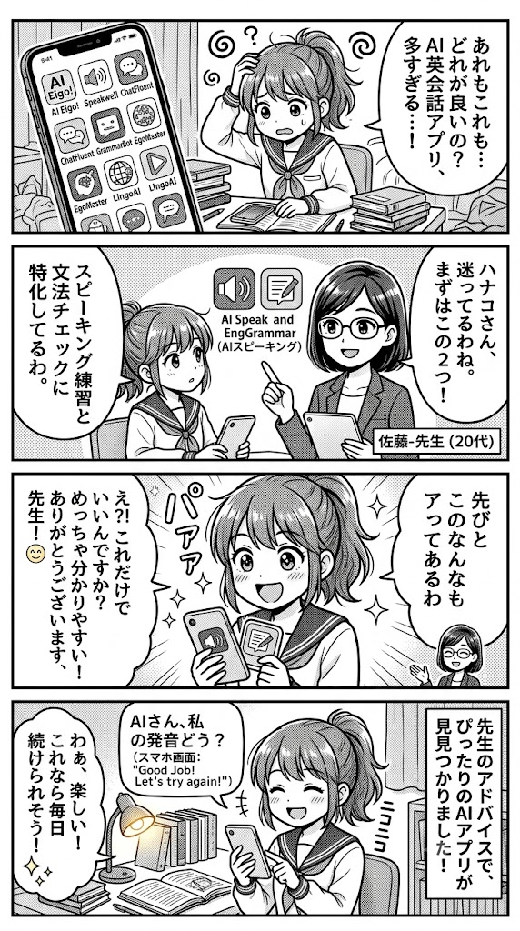 10代〜60代すべてに使えるAI英会話アプリ、語学講師が正直に言うと今のとこ2つだけや