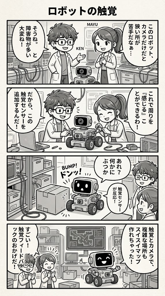 SLAMに触覚を足す。視覚だけでは掴めなかった物理世界の実験記録