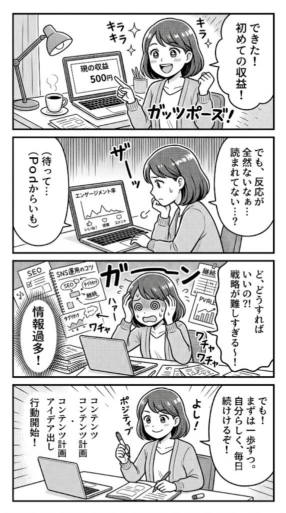 有料noteで初収益。でも、本当の課題は別のところにあった