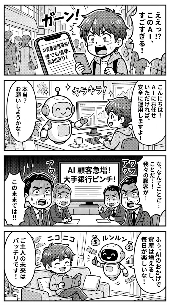 海外のロボット・AIニュースで驚いたこと：個人の資産運用、AIチャットで完結　銀行28社連合が28年度