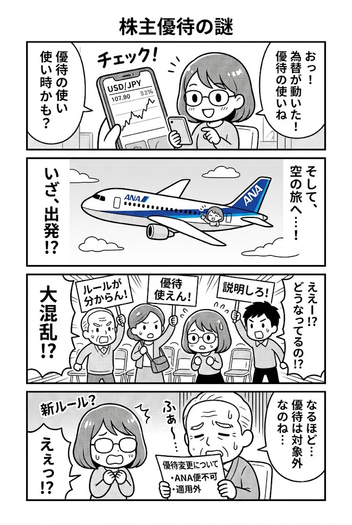 為替の動きを追っていて気づいたこと：ANAの株主総会が紛糾！システム刷新や上級会員向けサービス改