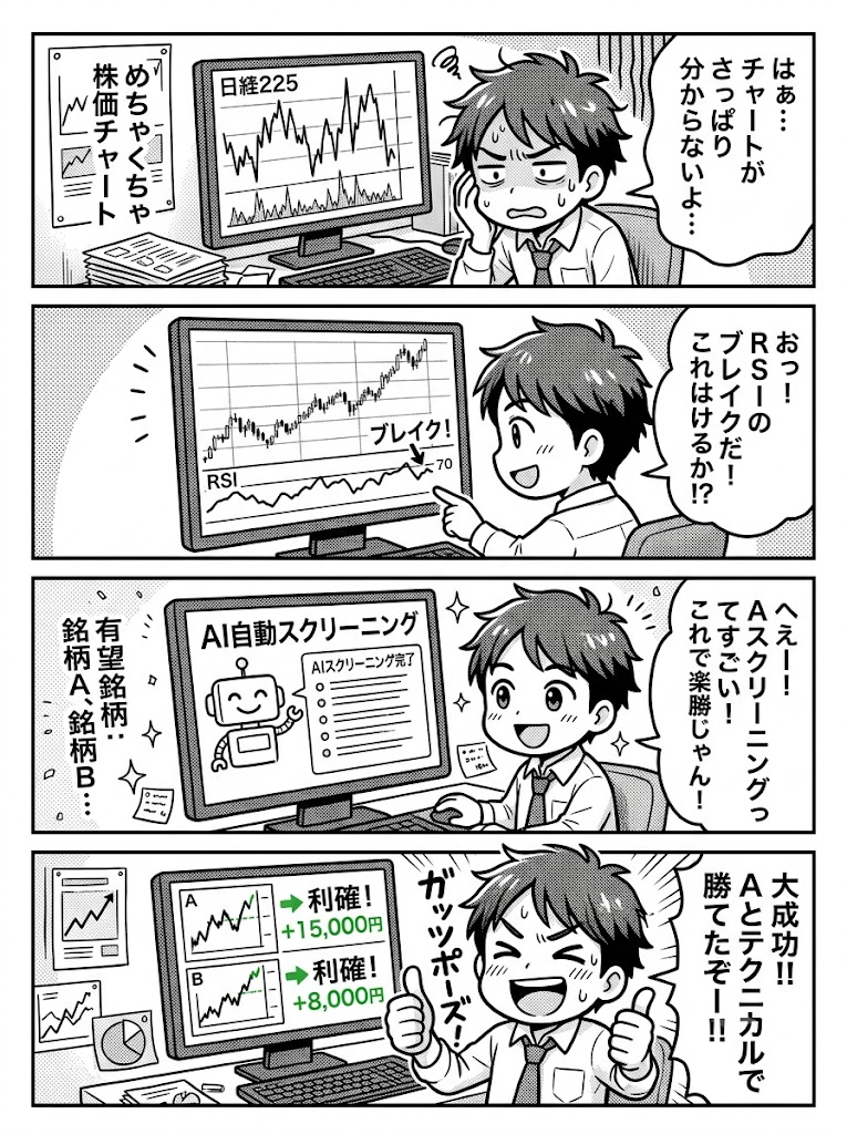 RSIトレンドラインのブレイクアウトで勝率を上げる！無料の自動スクリーニングツール「RSI Breakout Analyzer」を使ってみた