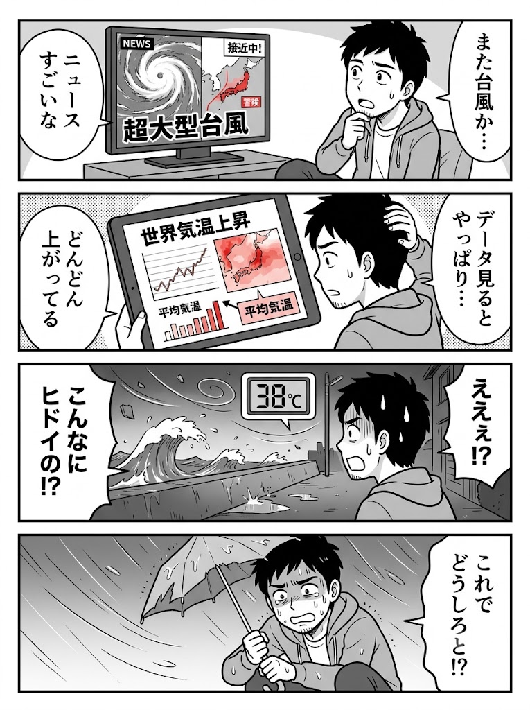 今日の気象ニュースで気になったこと：How climate change affects hur