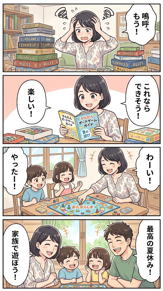 子供とボードゲームを楽しもう！初心者でも安心の選び方と夏休みを最高に盛り上げるおすすめ計画術