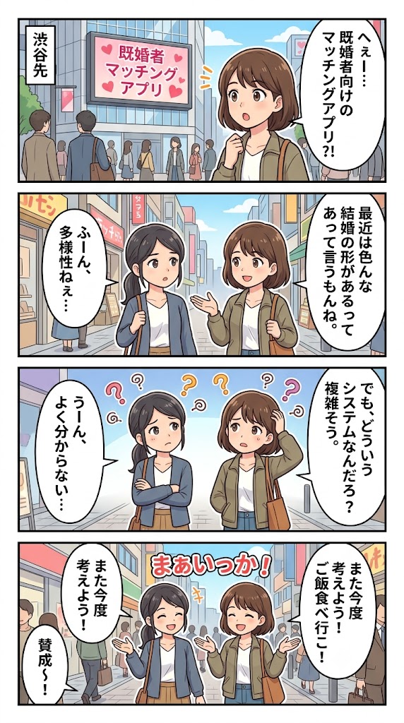 渋谷で物議？既婚者専用マッチングアプリ広告から考える現代の結婚観と多様性の真実