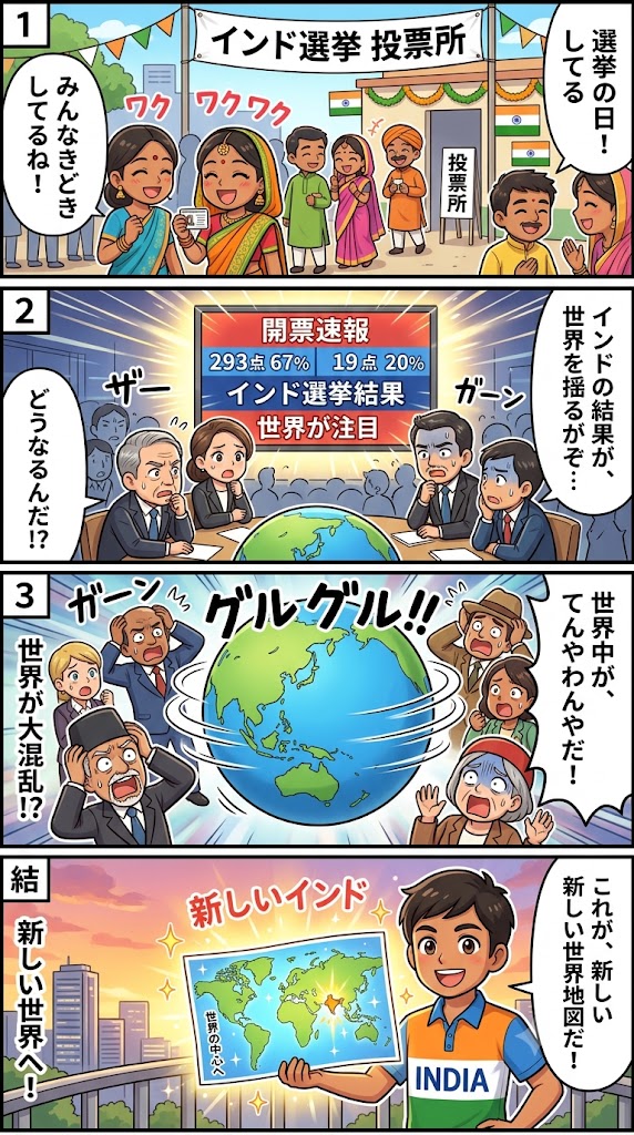 インド選挙が揺るがす世界の行方