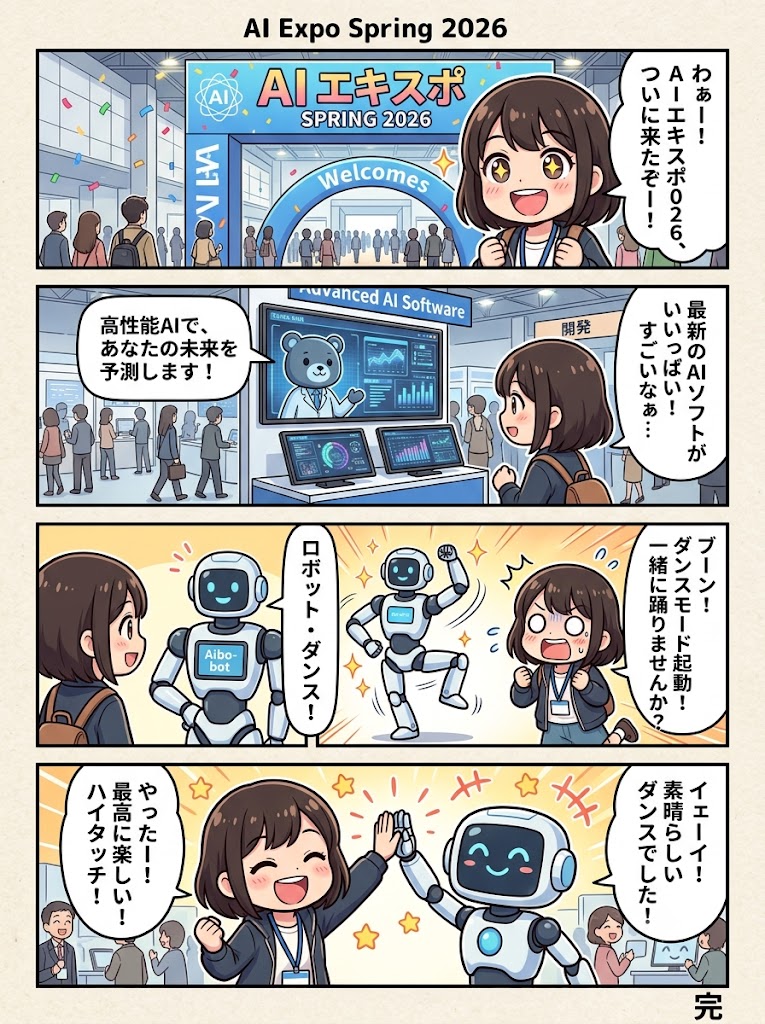 開催速報】「AI博覧会 Spring 2026」本日開幕！フィジカルAI・ロボットゾーン新設、最先端AIが集結