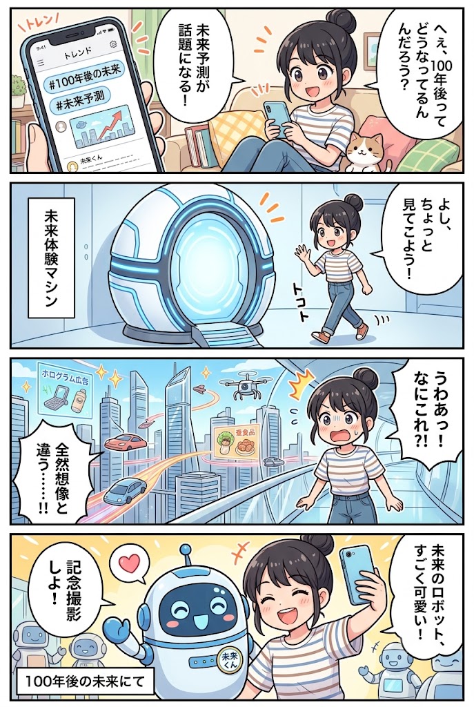 Xトレンドの先、100年後の世界を覗く