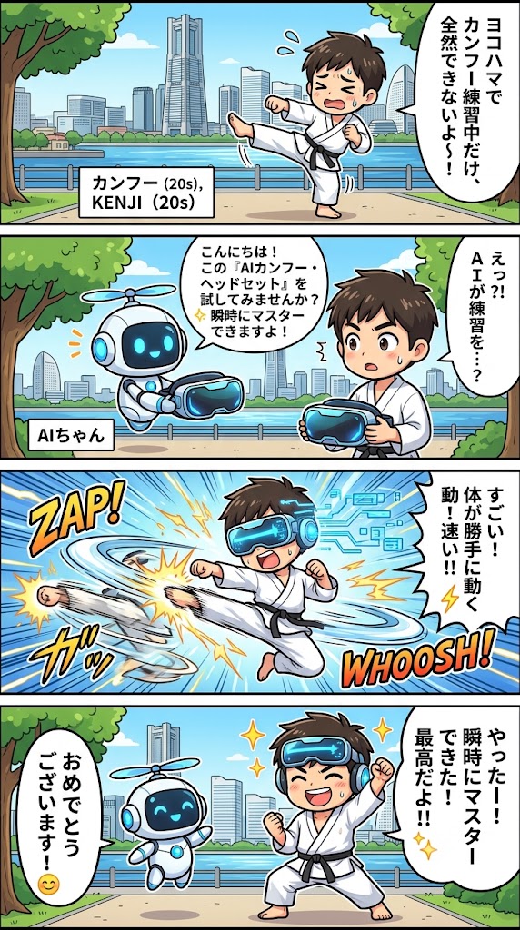 横浜カンフーに見た！AIで加速する『超速』学習の未来