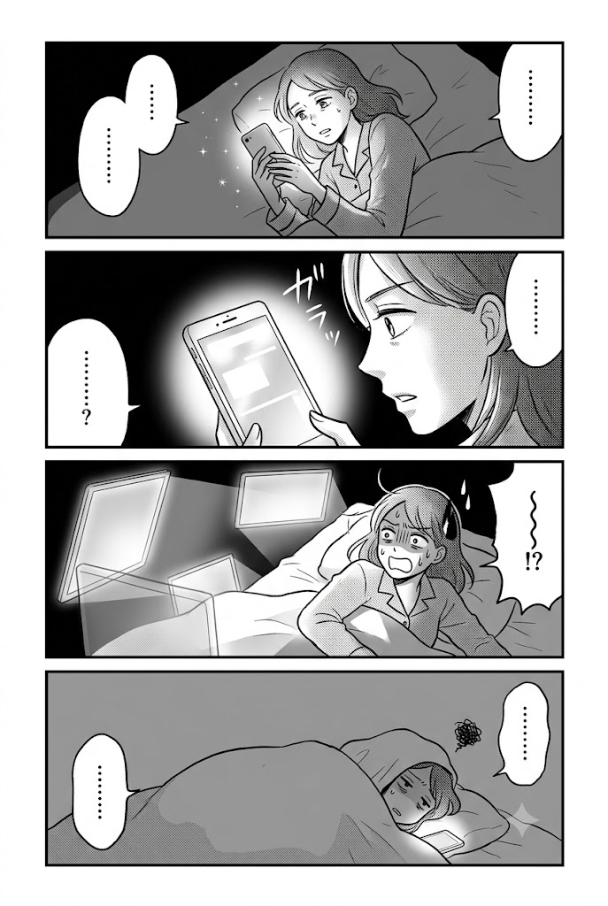 枕元の画面に追われる夜
