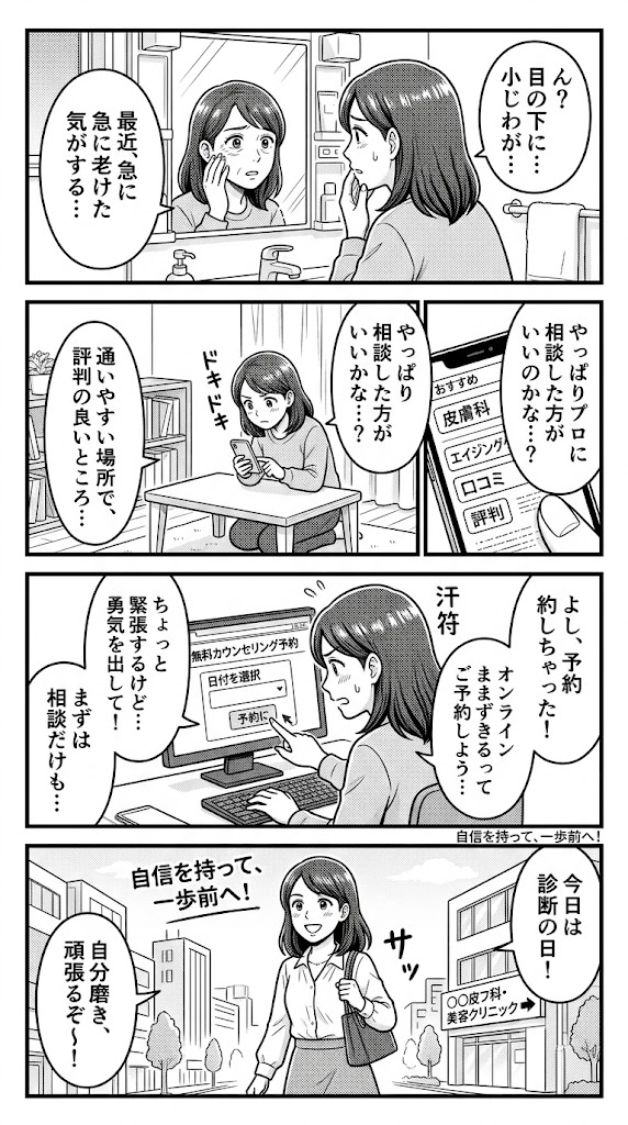 40代の肌をアップデートしたい。まずは信頼できる肌診断の予約計画を立てる