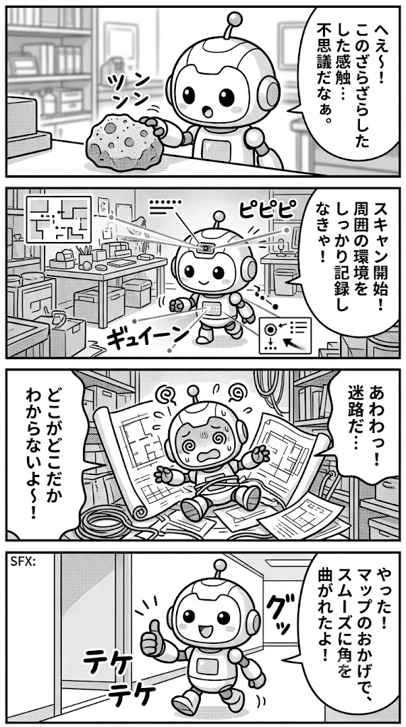 ヒューマノイドに触覚を。SLAM統合の設計を始めるための計画