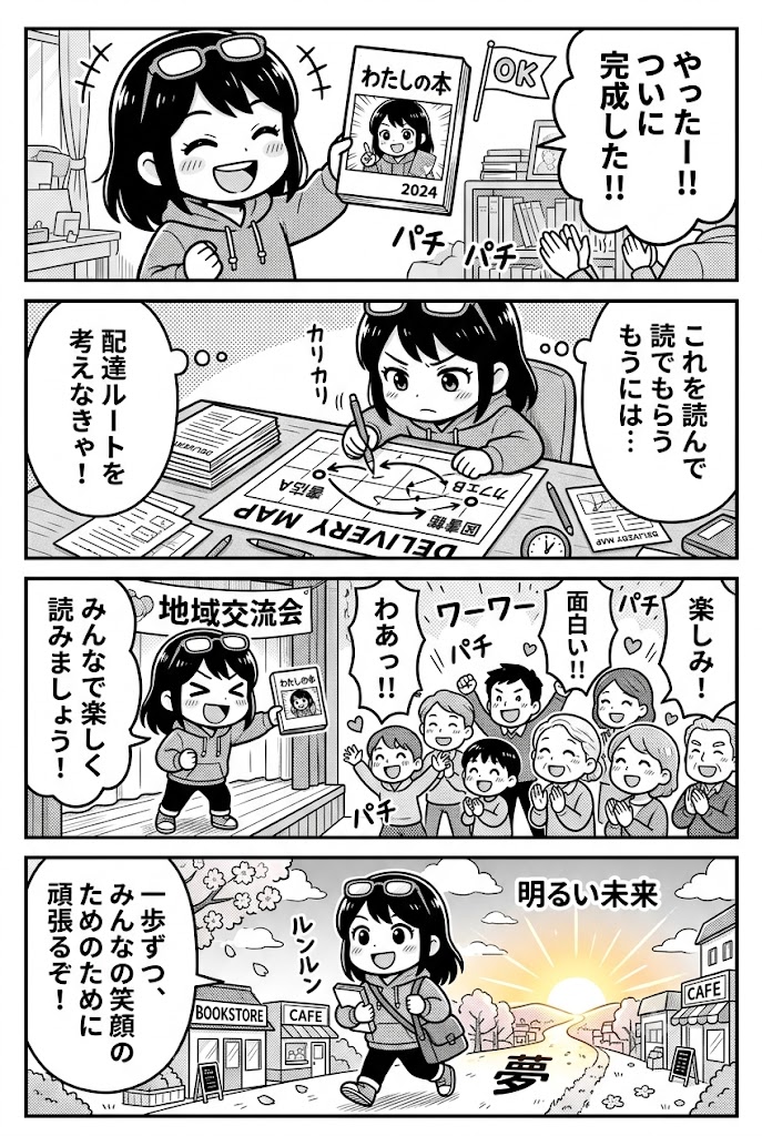 形になった『個の物語』。誰にどう届けるか、具体的な一歩を計画する