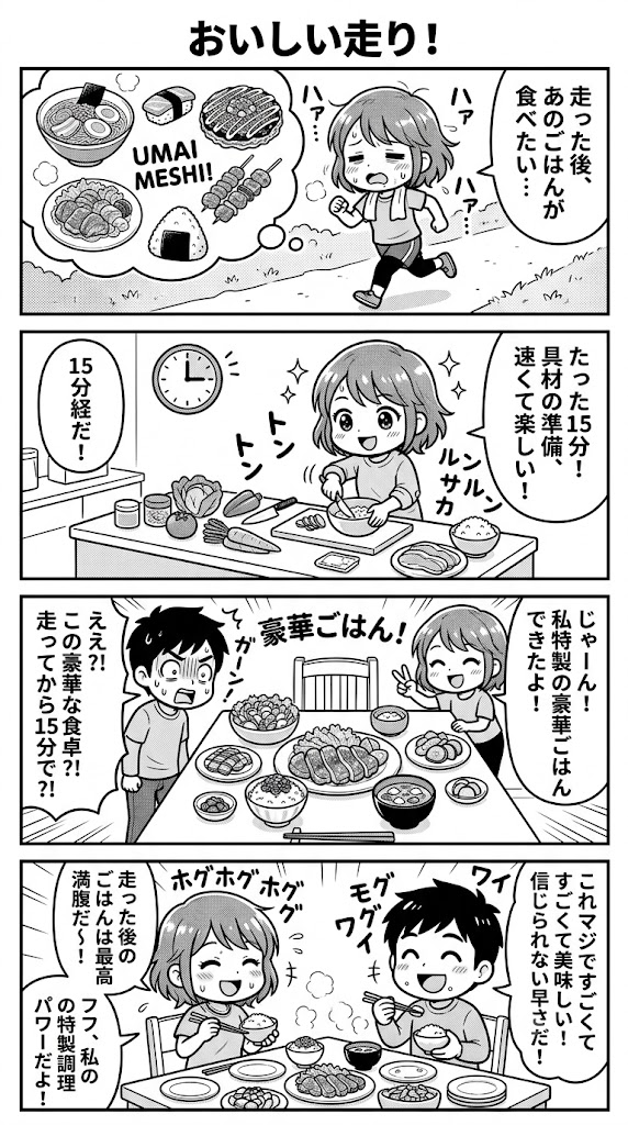 ワンランク上のごちそうを!15分仕込みで叶えるマラソン攻略術