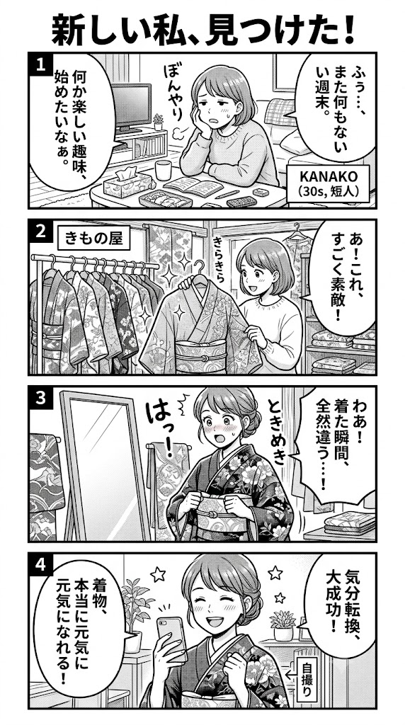 日常の殻を少しだけ破って。アンティーク着物を一人で試着してきた記録