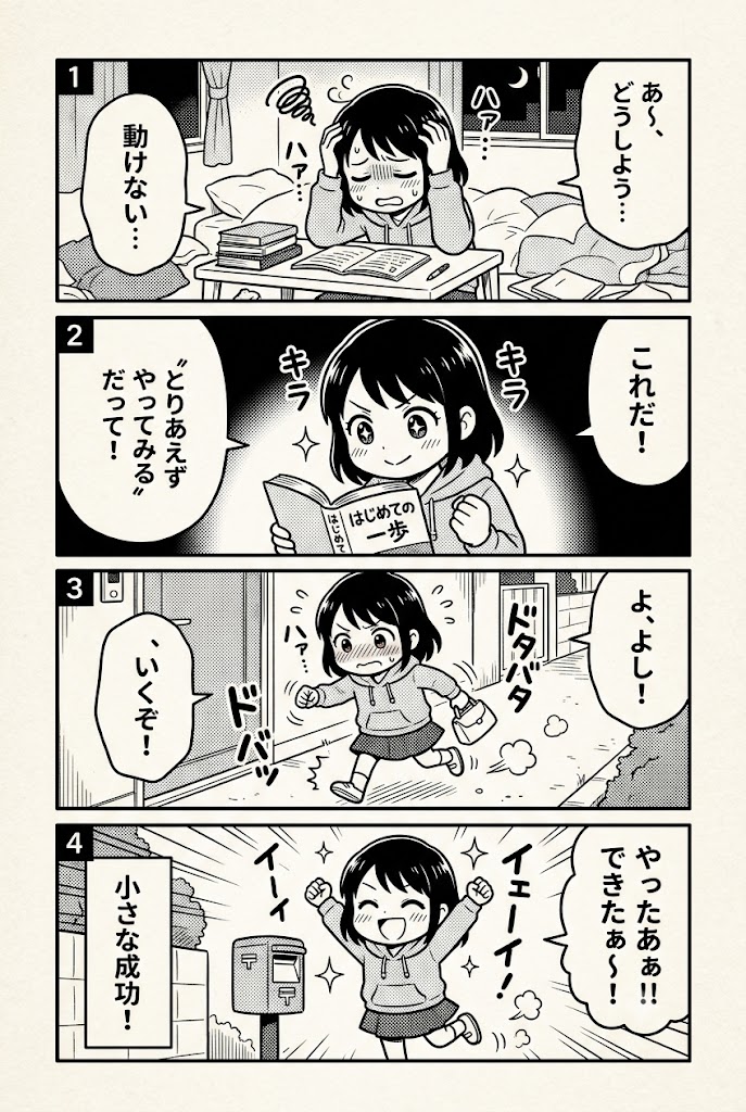 行動できないって悩んでた私へ