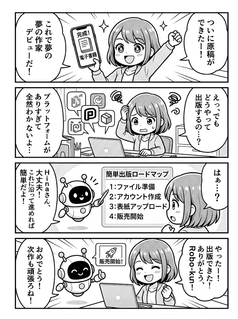 完成したAI電子書籍をどう届ける?具体的な公開手順を書き出してみる