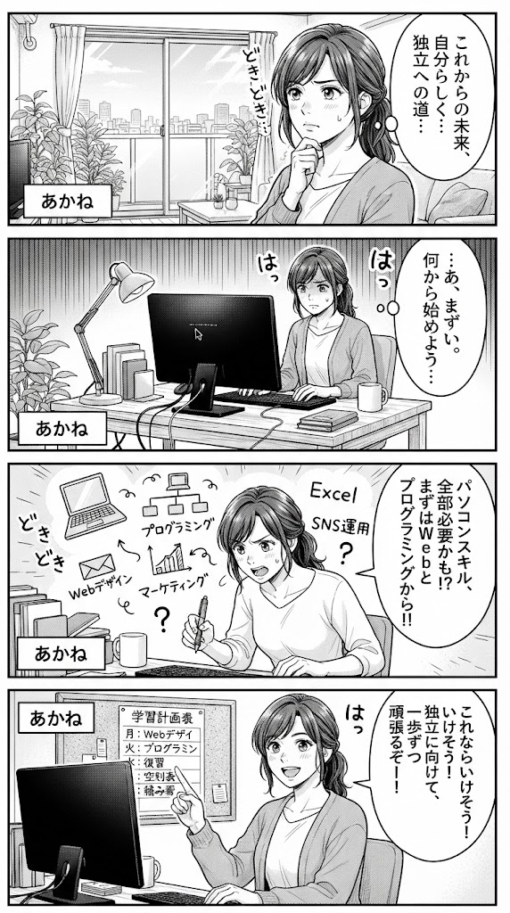 47歳、未経験事務。自立へ向けたPCスキル学習計画