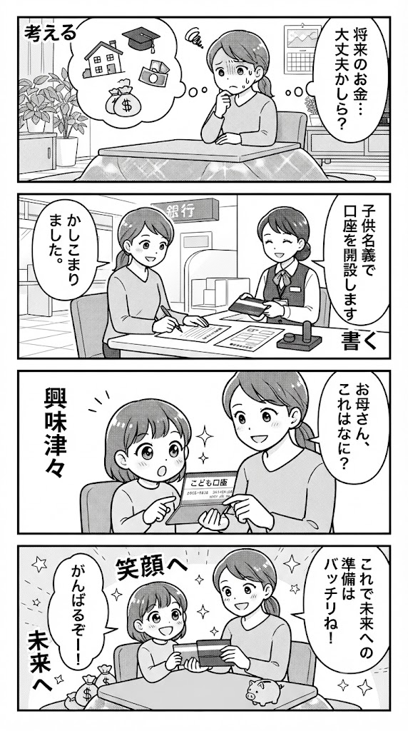 家族の未来へ。子供名義口座で考える資産承継
