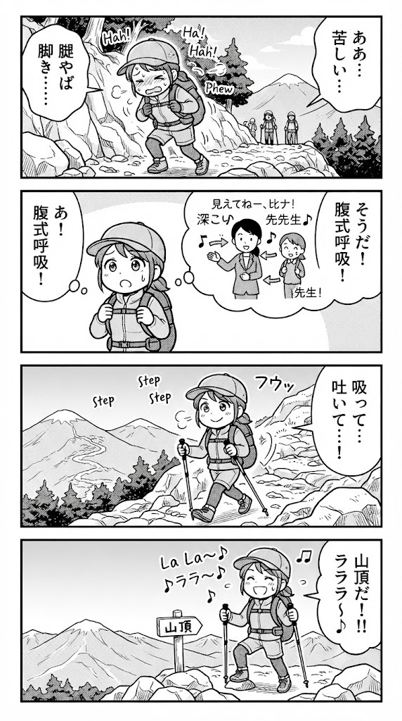 山で息が切れる理由。歌うための呼吸法を登山に応用したら驚くほど楽に登れた話