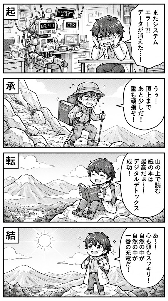 不便を楽しむ技術：ロボット研究者の私が登山と読書から学んだ身体の感覚