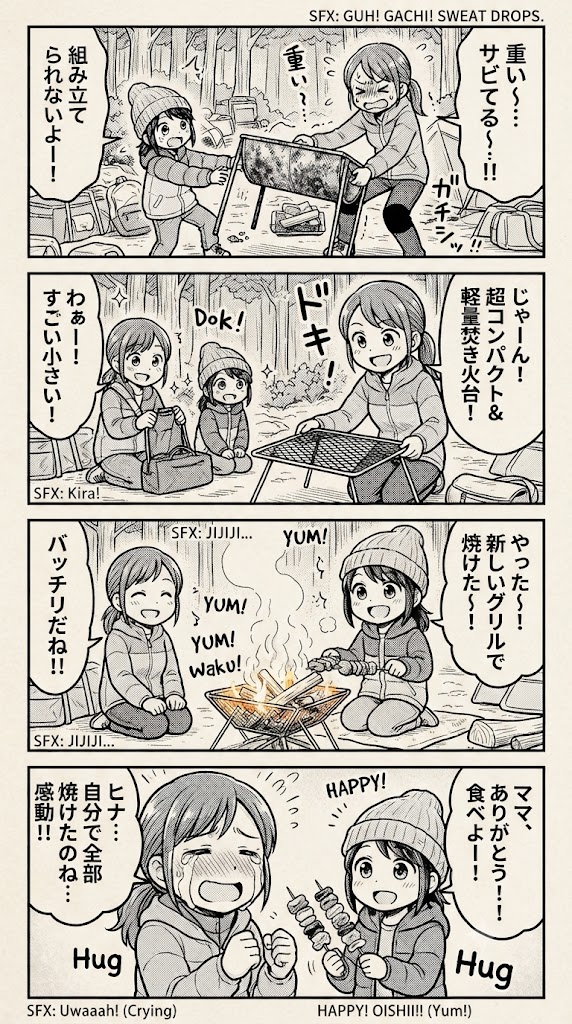 娘の完食に泣いた！軽量焚き火台5選：パッキング重量と調理性能で選ぶ私の答え