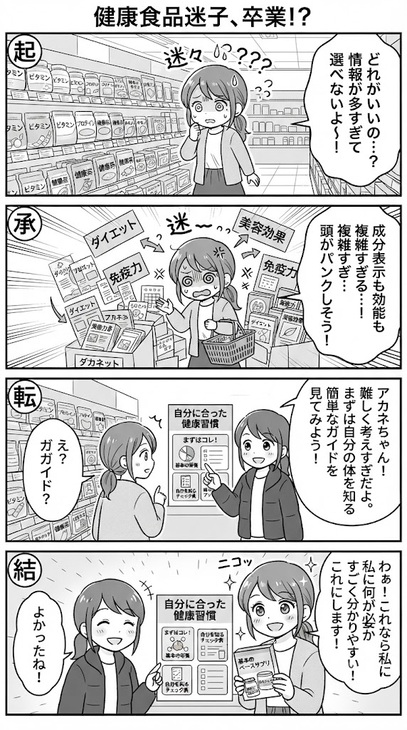 なぁなぁ聞いてや！健康食品選びの迷いが吹っ切れたで！