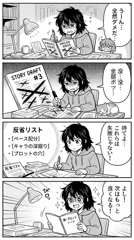 アイデアを具体化する途中で挫折した時、私が書き換えている「失敗記録」のフォーマット