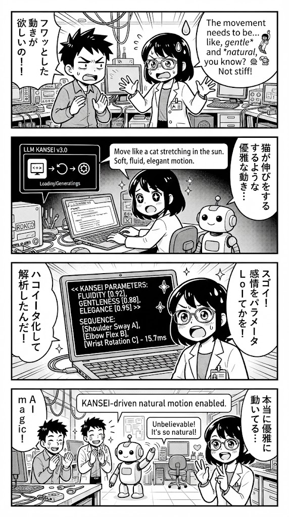 ロボット工学の現場で「言葉にできない」感覚を、LLMで構造化するための3ステップ訓練法