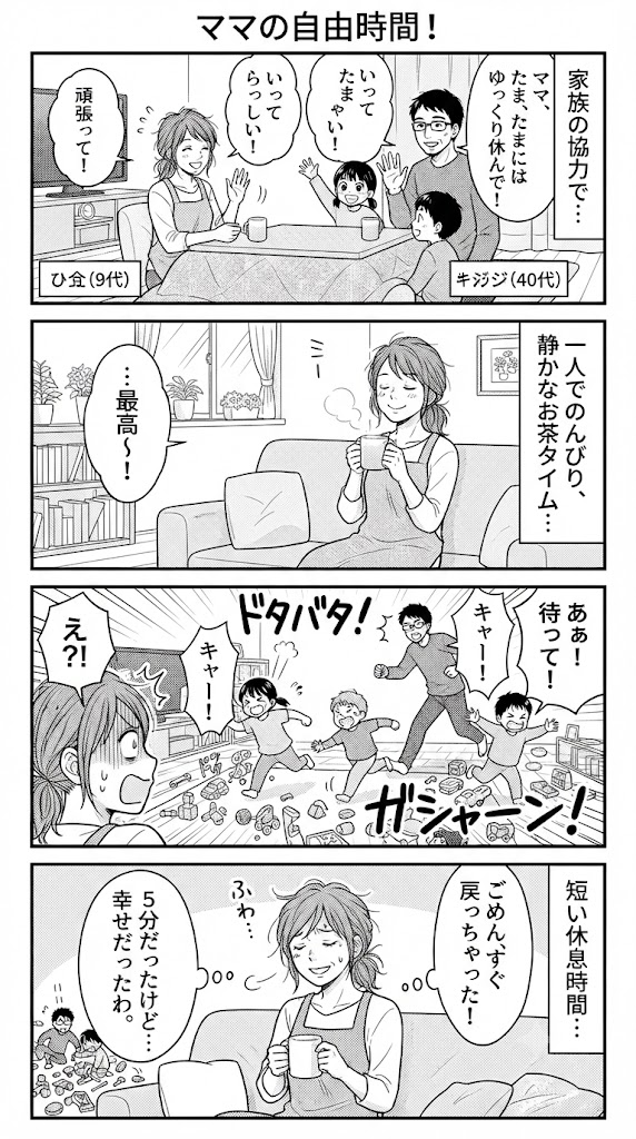 家族会議の翌日。私が手に入れた「自分時間」のリアルな感触