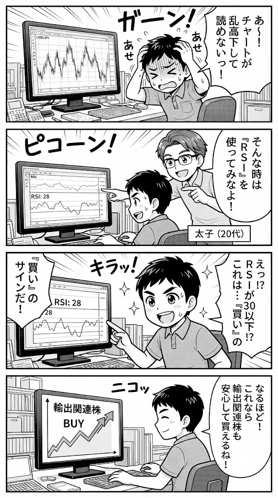 為替変動に振り回されないために。RSIで輸出株の押し目を見極める技術