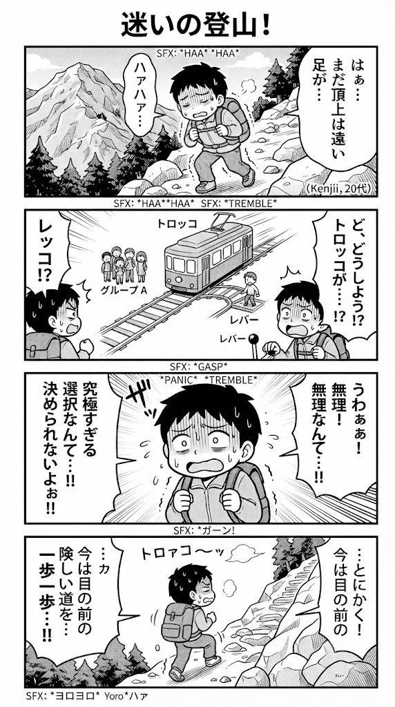 足が止まる限界の登りで、なぜ私は「トロッコ問題」と向き合ったのか