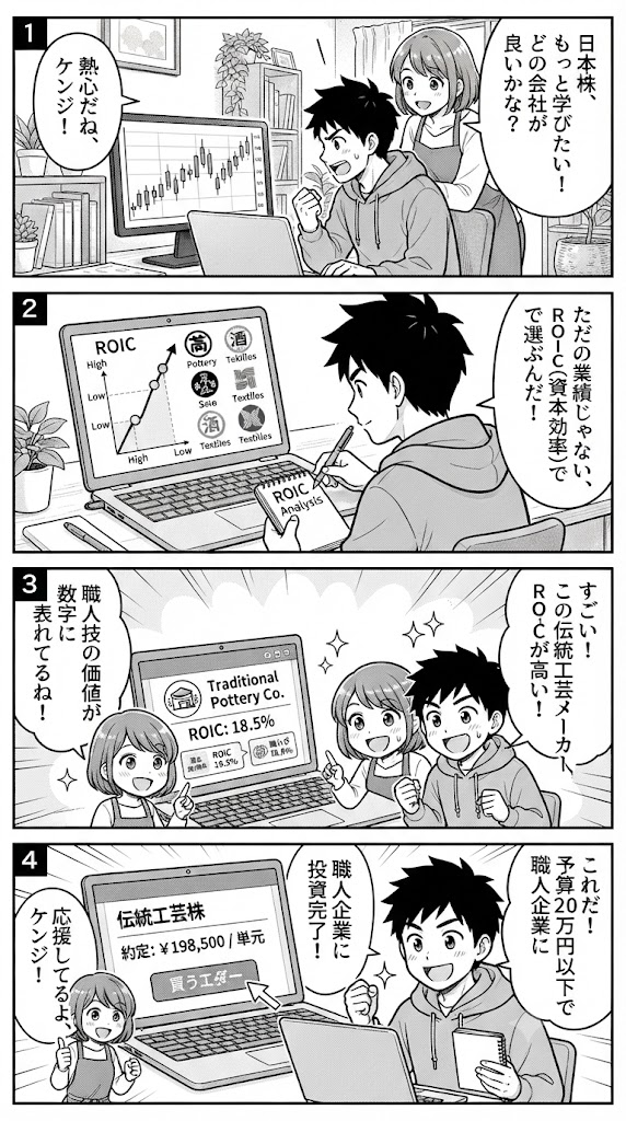 20万円以下で仕込む「職人株」：ROICで「好き」を確信に変える