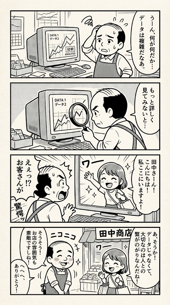 画面の向こうに客はおるか?データが教えてくれん「商売の熱」の話