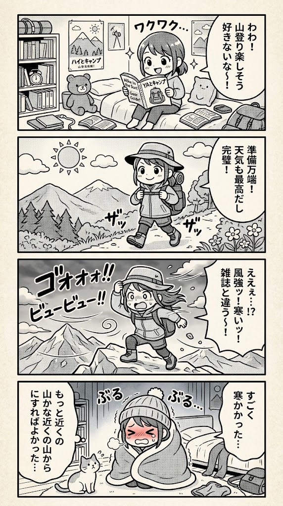 机上の登山書で学んだレイヤリングが、秋の大倉尾根の突風で通用しなかった理由