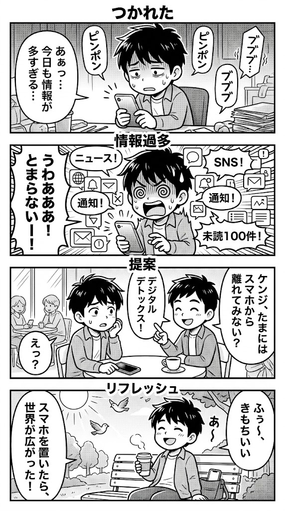 スマホに追われる毎日、もうそろそろ「情報のメタボ」卒業せえへんか？