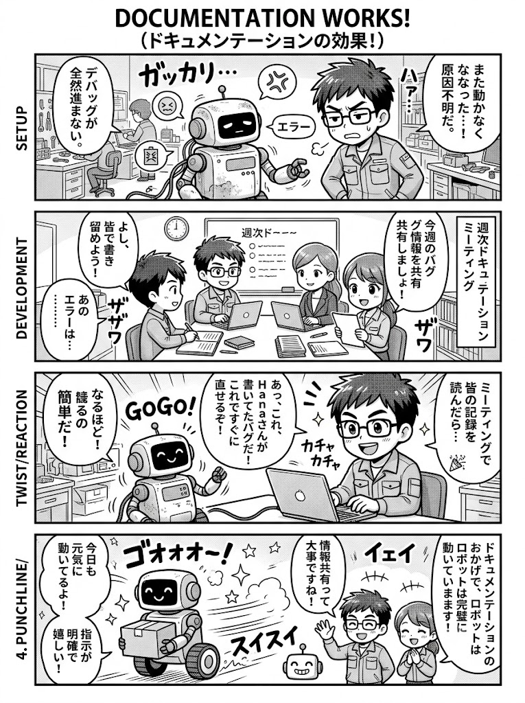 週1のドキュメント作成で検証の停滞が消えた、未来の自律ロボット開発に言葉が必要な理由
