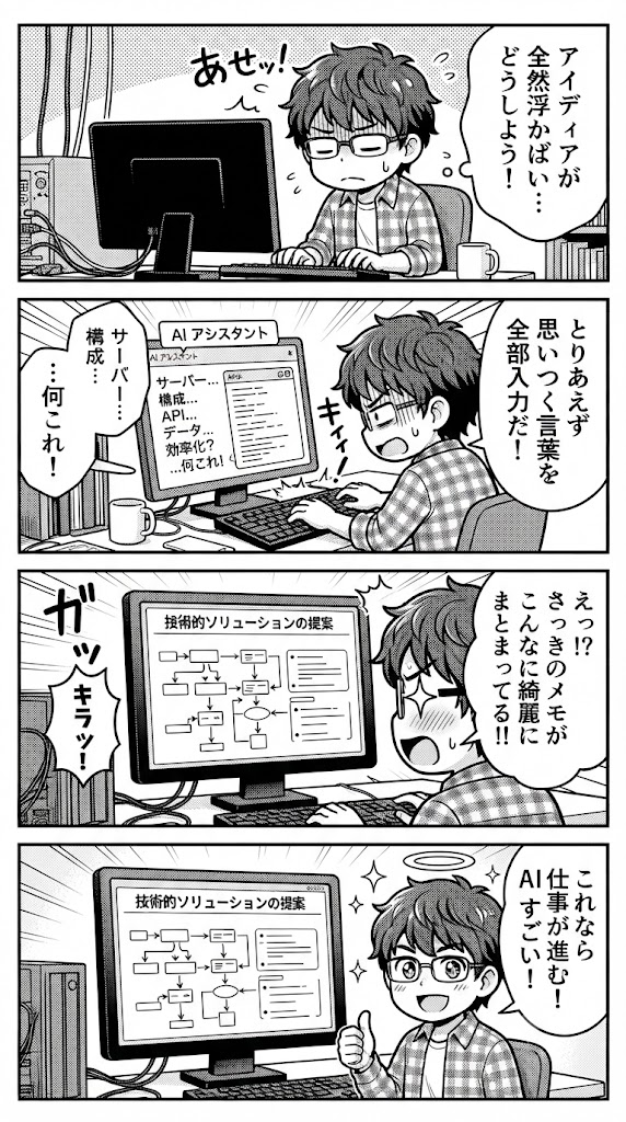 無意識の閃きをAIで構造化:ログが拓く技術的直感の言語化術