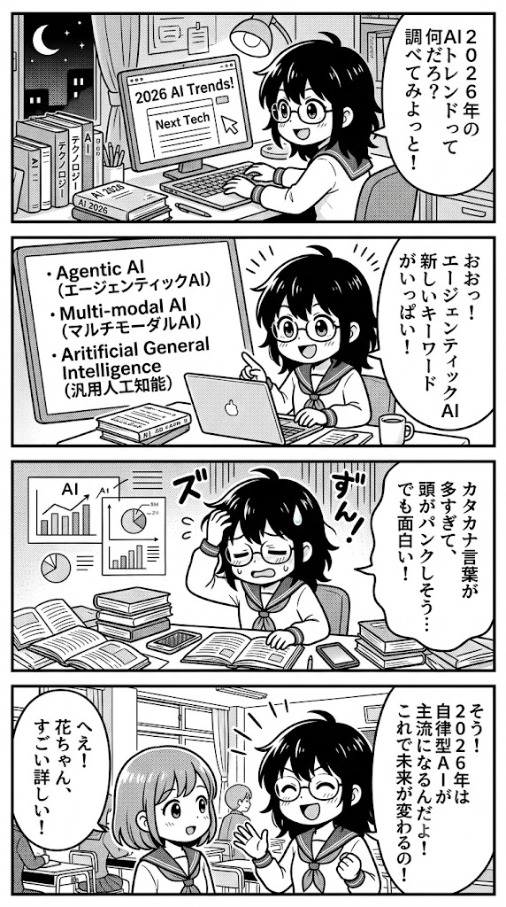 2026年最新AIトレンド徹底解説!エージェント型AIやオンデバイスAIなど最重要キーワード5選