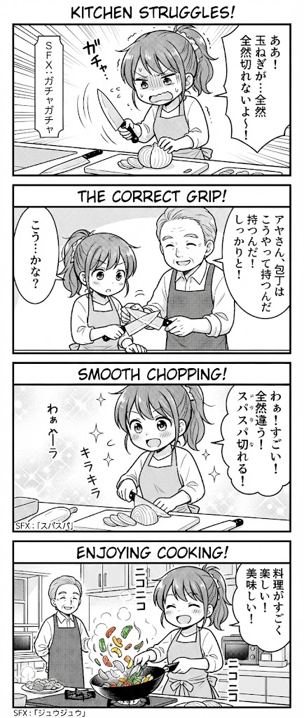 40代、包丁の持ち方から変えてみたら料理が楽しくなった話